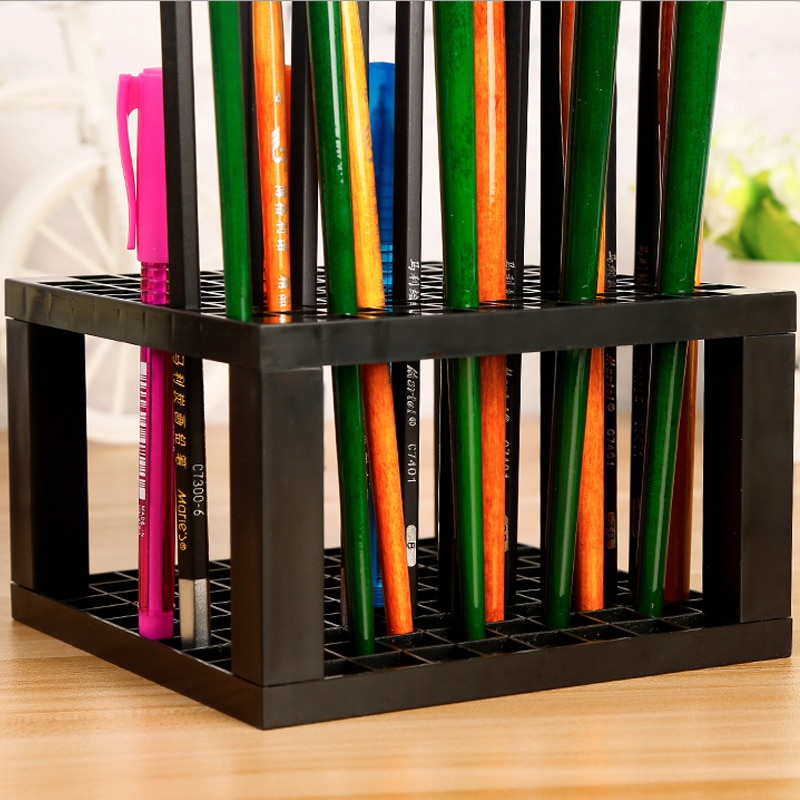 Soportes de desmontaje para pinceles de pintura, estante para bolígrafos, inserto de pantalla para colocar variedad de bolígrafos, suministros de arte, 49/96