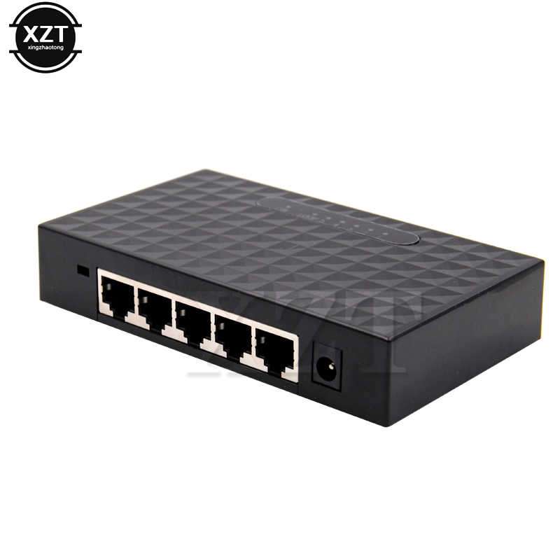 10/100/1000Mbps 5 Port Mini Base Gigabit HUB Fast LAN Ethernet Desktop Network Switches Adapter 1pcs