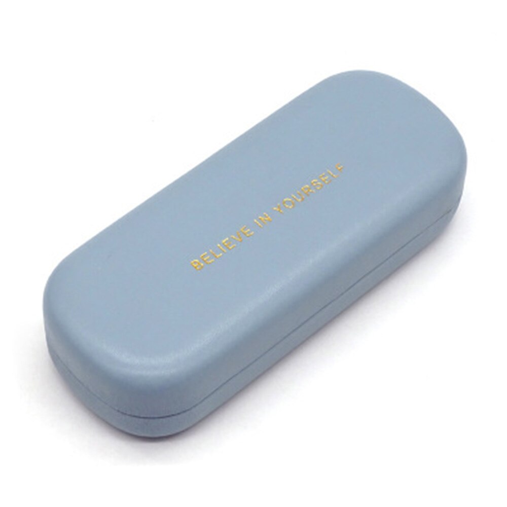 Lasit suojaavat kovat silmälasikotelot kannettavat aurinkolasikotelot naisille miehille silmälasien suojalasit lukulasitarvikkeet: Sininen