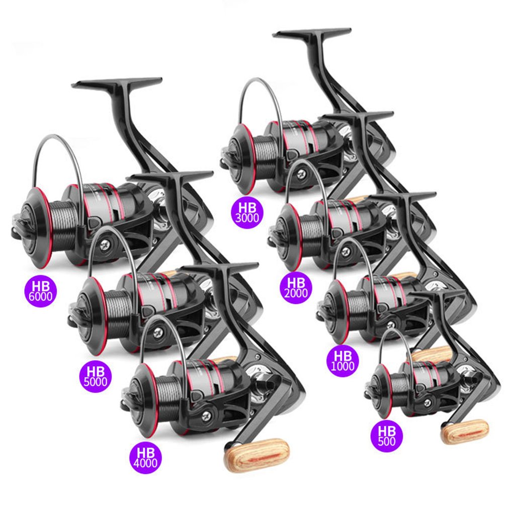 All-Metal Fishing Reel Rocker Arm -Grade Fishing Rod Reel High-Precision Spinning Wheel Reel