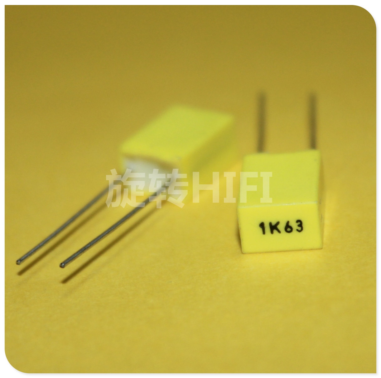 50 pièces AV R82 1 uF/63 V P5MM condensateur film cuivre jaune KEMET 105/63V MKT 1K63 1000nF 63V Arcotronics RSB 1UF63V 105K63