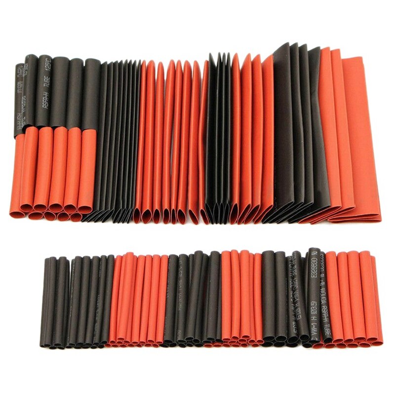127 pièces 2:1 thermorétractable tube fil câble ga... – Grandado