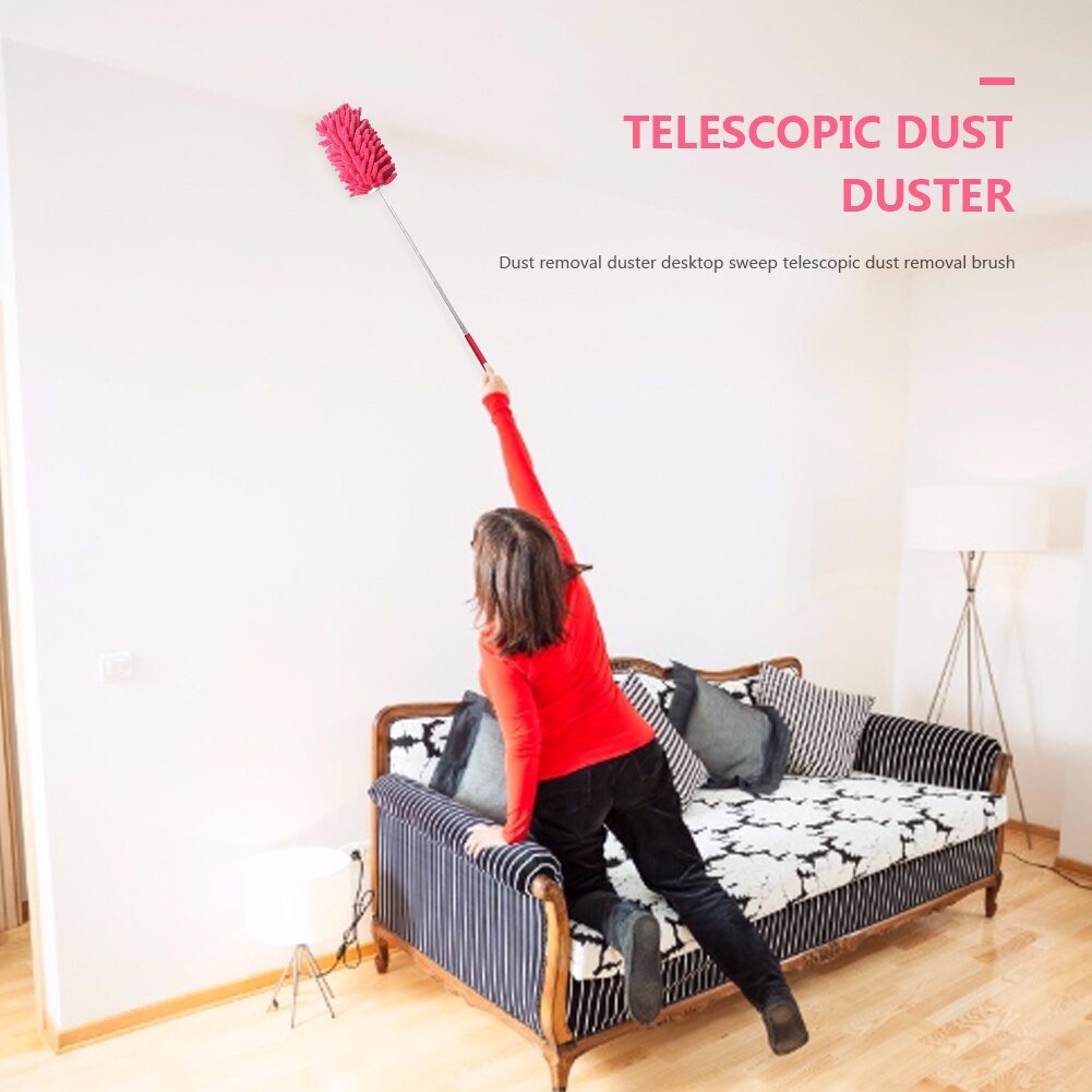 Telescopic Microfibre Duster Extendable Applicator Car Wash Accessories Cloth for Auto Detailing Furniture Cleaning Washing