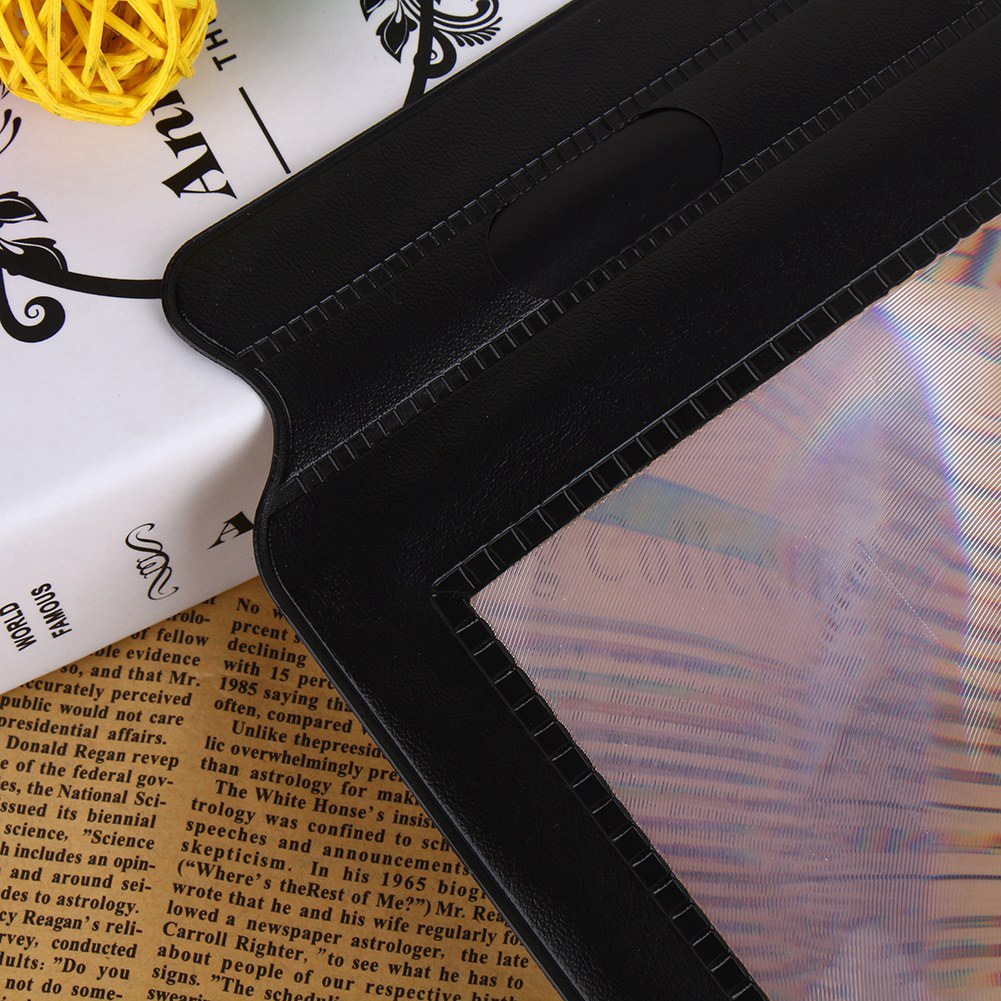 3 X Magnifier Sheet Page Magnifying Sheet PVC Magnifying Glass Reading Magnifier Magnifying Set Magnifying Sheet for Reading