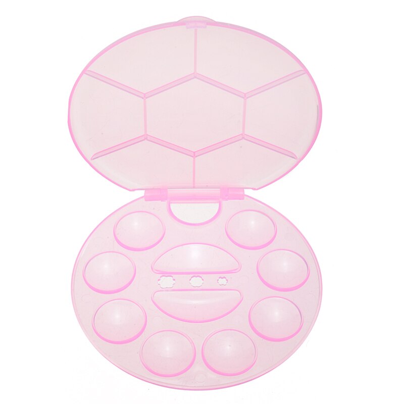 1Pc Artist Plastic Paint Mixing Palette Box for Watercolor Acrylic Oil Painting Watercolour White Painting Pallet Painting Tool