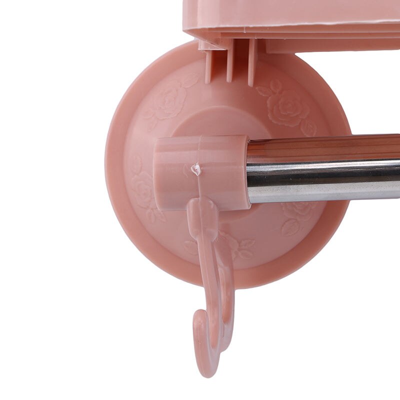 Colgador multifuncional , doble ventosa, toallero, estante colgante, estantes, ganchos, gancho de bloqueo tipo ventosa para Baño