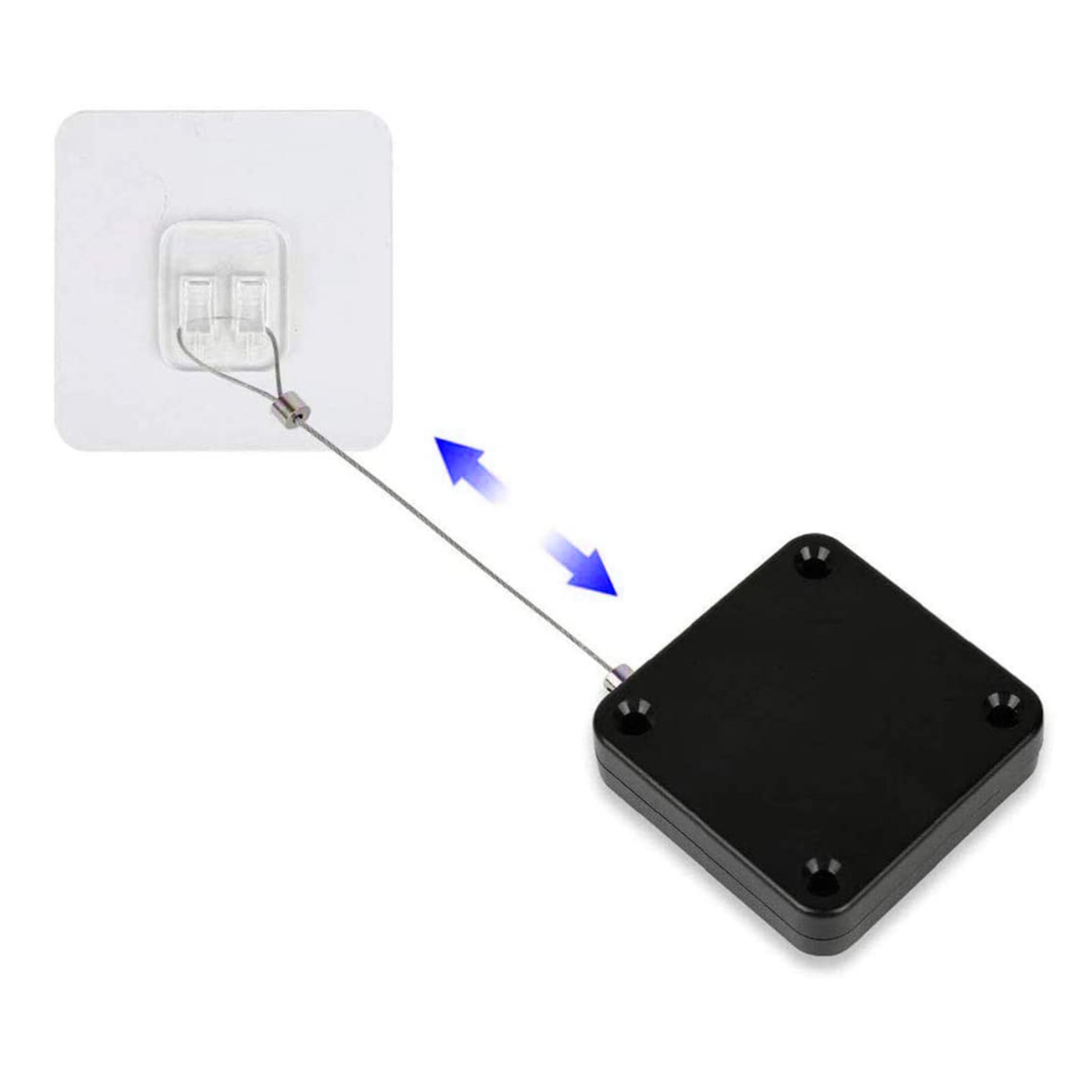 Door Closer Punch-Free Automatic Door Closers for Doors Drawers Rawstring Door Closer Bracket Automatic Closer with Hook