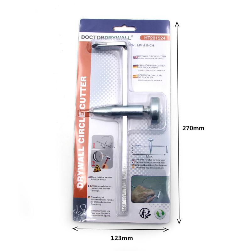 Compass Round Cutting Tool Drywall Plasterboard Driller Round Cutter Tool Circle Cutter Drywall Light Fixtures Pipes: Default Title