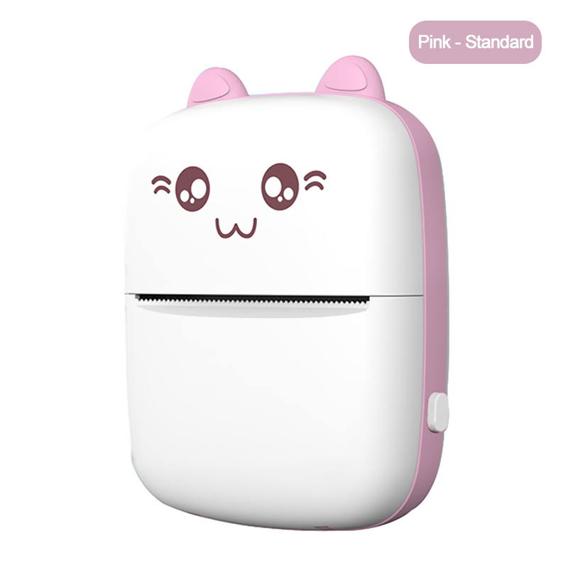 Mini Kat Printer Foto Pocket Thermische Printer Draadloze Bt Sluit Draagbare Printer 200Dpi Duidelijk 57Mm Afdrukken Android Ios: FSBP
