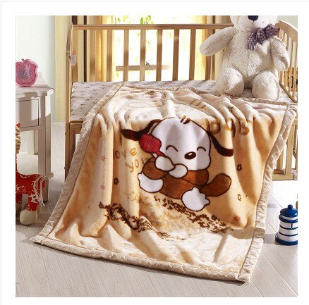 Tykkere dobbeltlags raschel barnetepper spedbarn swaddle bebe barnevogn wrap nyfødt baby sengetøy teppe hjemmetekstiler: No3