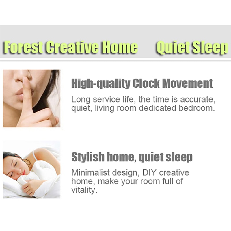 Modern 3D DIY Wall Clock Face Acrylic Watch Art Designs Digital Clock Numbers Home Bedroom 3D Sticker Mute Clock Art Wall Decor