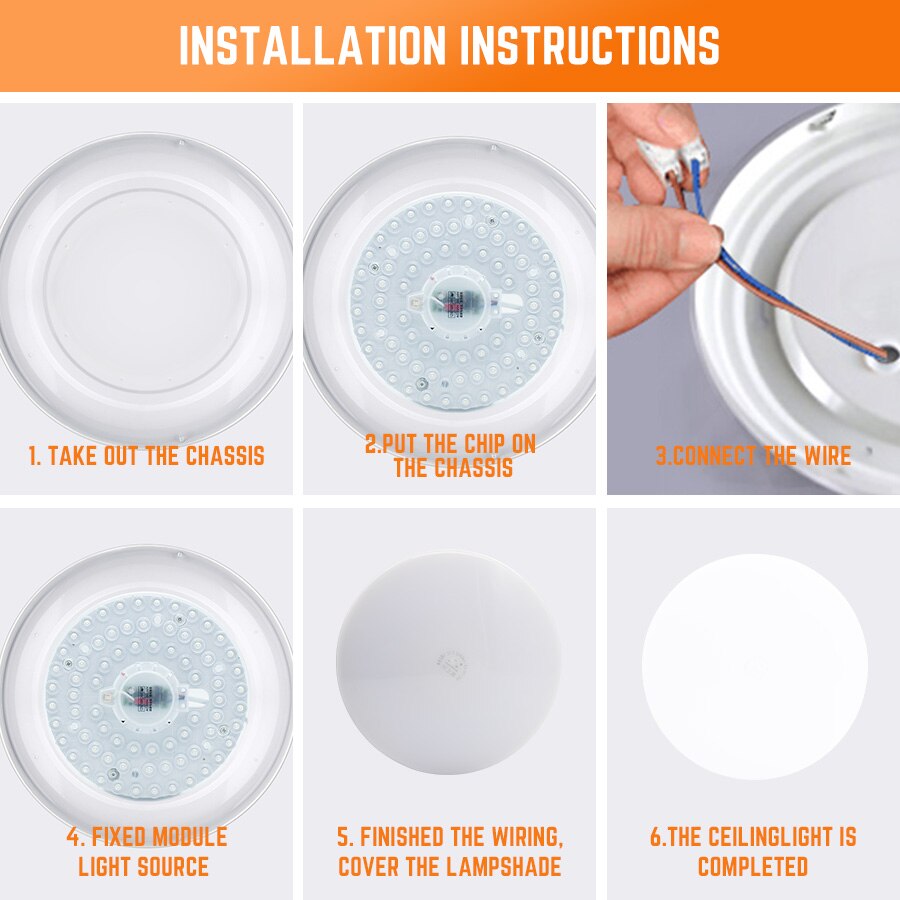 36W 34W 18W 12W LED Ring PANEL Circle Light SMD bulbs LED Round Ceiling board circular lamp board AC 220V 230V 240V LED lighting