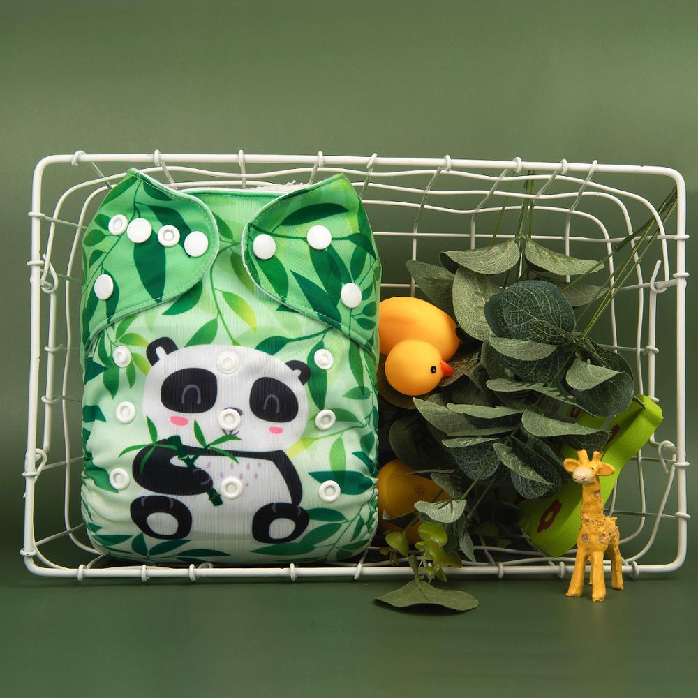 ! Alvababy-pañales de tela con inserción reutilizable para bebé