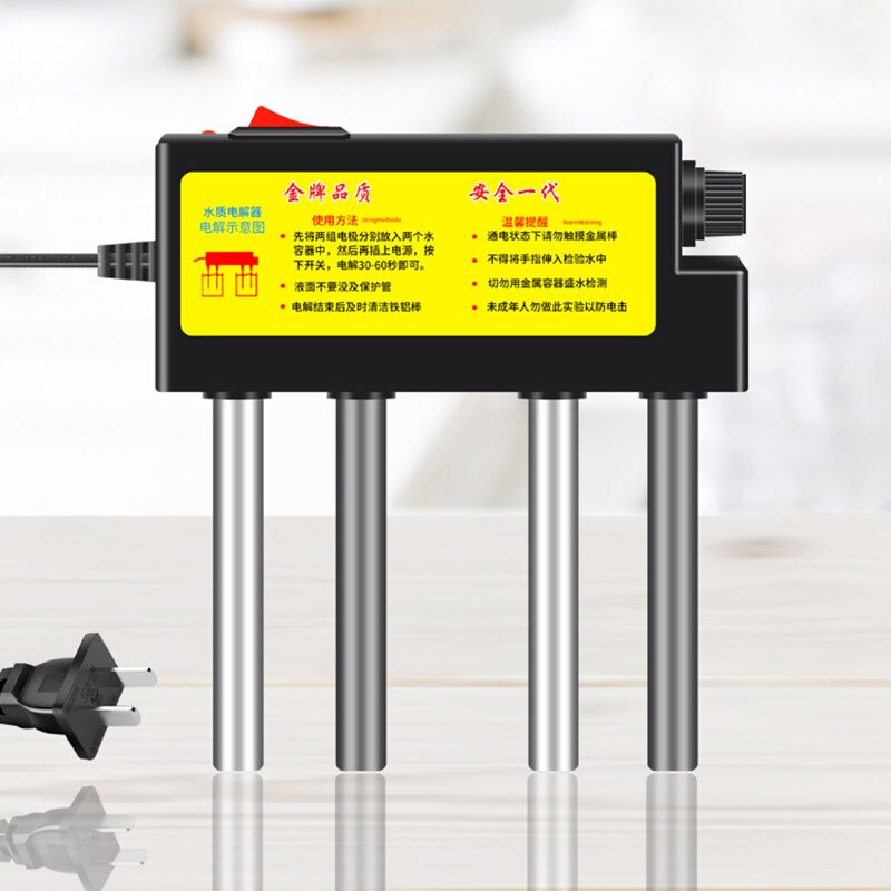 1 set Tap water detector TDS Tester Water testing electrolyzer Drinking water purity test tool water tub US plug