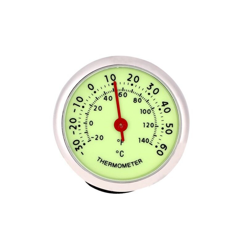 Car Thermometer Car Clock Electronic Watch Hygrometer Quartz Clock High Temperature Resistant1: YB