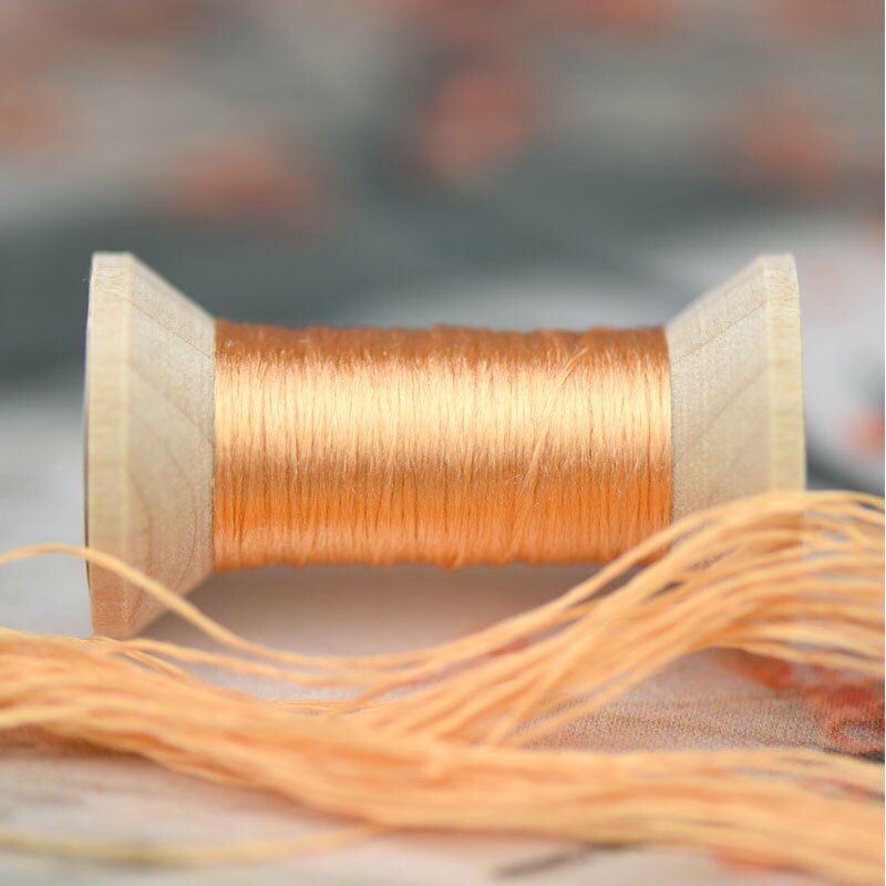 Reddish brown embroidery thread/practical mini spool/suzhou embroidery thread /DIY common thread: 4