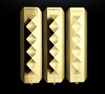 Badkamer Zeepdispenser Douche Vloeibare Shampoo enkele 350 ml Wandmontage Badkamer Douche Zeepdispenser, hotel producten: Marineblauw