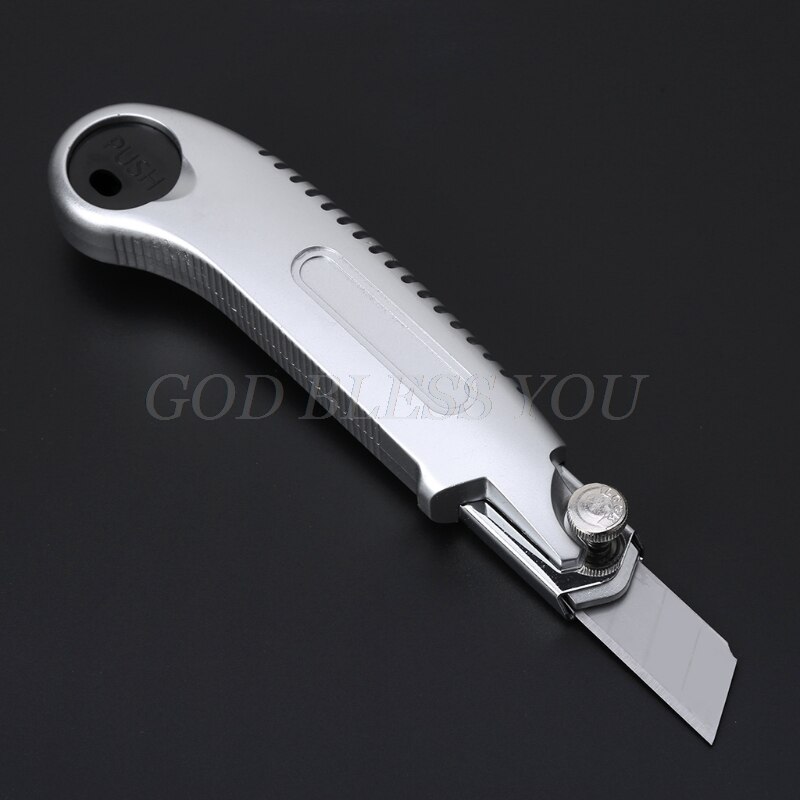 Stainless Steel Cutter Wall Paper Cutting Utility Knife Cutter Razor Blade Retractable Paper Cutter School Supplies