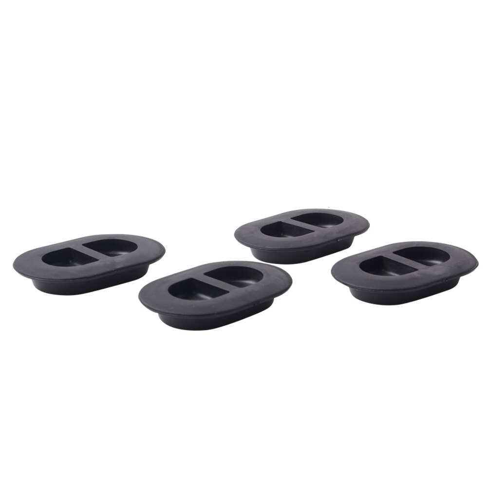 Black Floor Pan Drain Plug Rear Floor Pan Body Plug Small Rubber Plug For Jeep Wrangler JK JL Exterior Accessories