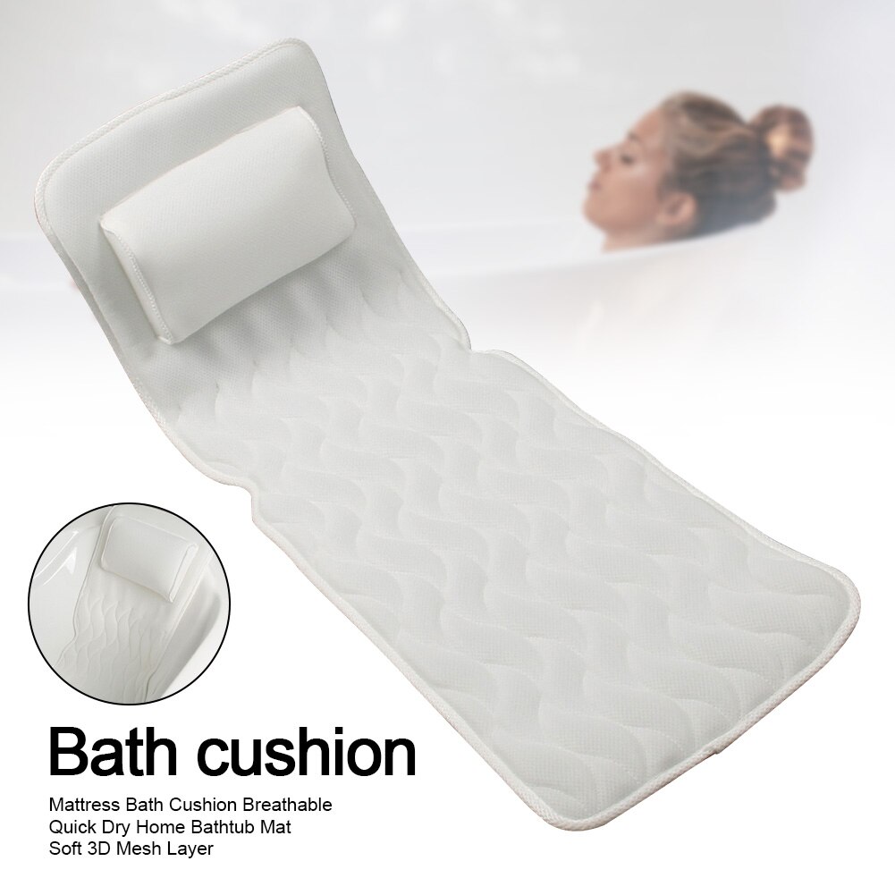 Huis Quick Dry Antislip Kussen Spa Matras Bad Mat Ademend Zachte Super Dikke Bad Kussen Grote 3D Mesh laag Zuignap