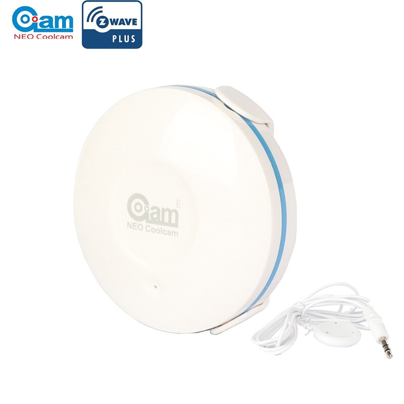 Sensor de inundación NEO COOLCAM NAS-WS02Z z-wave Compatible con sistema de ondas Z serie 300 y Serie 500 domótica