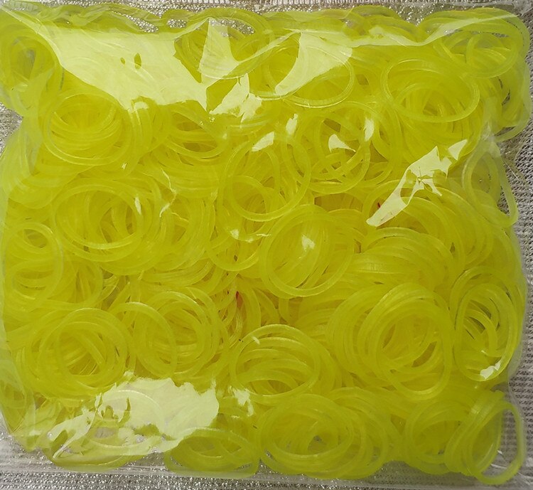 600 pcs loom rubber bands bracelet Colorful for kids or hair rubber loom bands make woven bracelet DIY toys Christmas: 3737-6