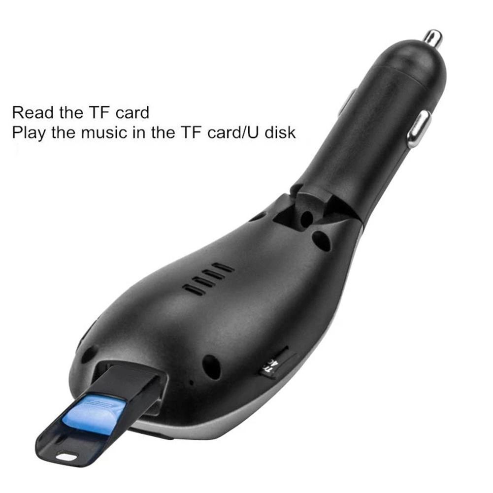 FM Transmitter Mp3 Player USB Handsfree Wireless Bluetooth Music For Smartphone Audio Adapter Kit Modulator Car VS G7 Radio P2H8