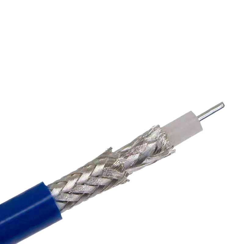 Rg142 blå myk dobbeltskjermet kabel n-hannplugg til  l16 n- hannpluggkontakt rf koaksial grisehale-genser rg -142 l16- adapter