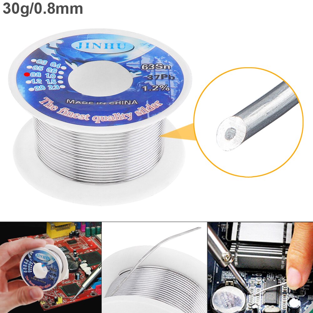 63/37 30g 0.8mm 0.5mm-1.0mm High Purity Rosin Core... – Grandado