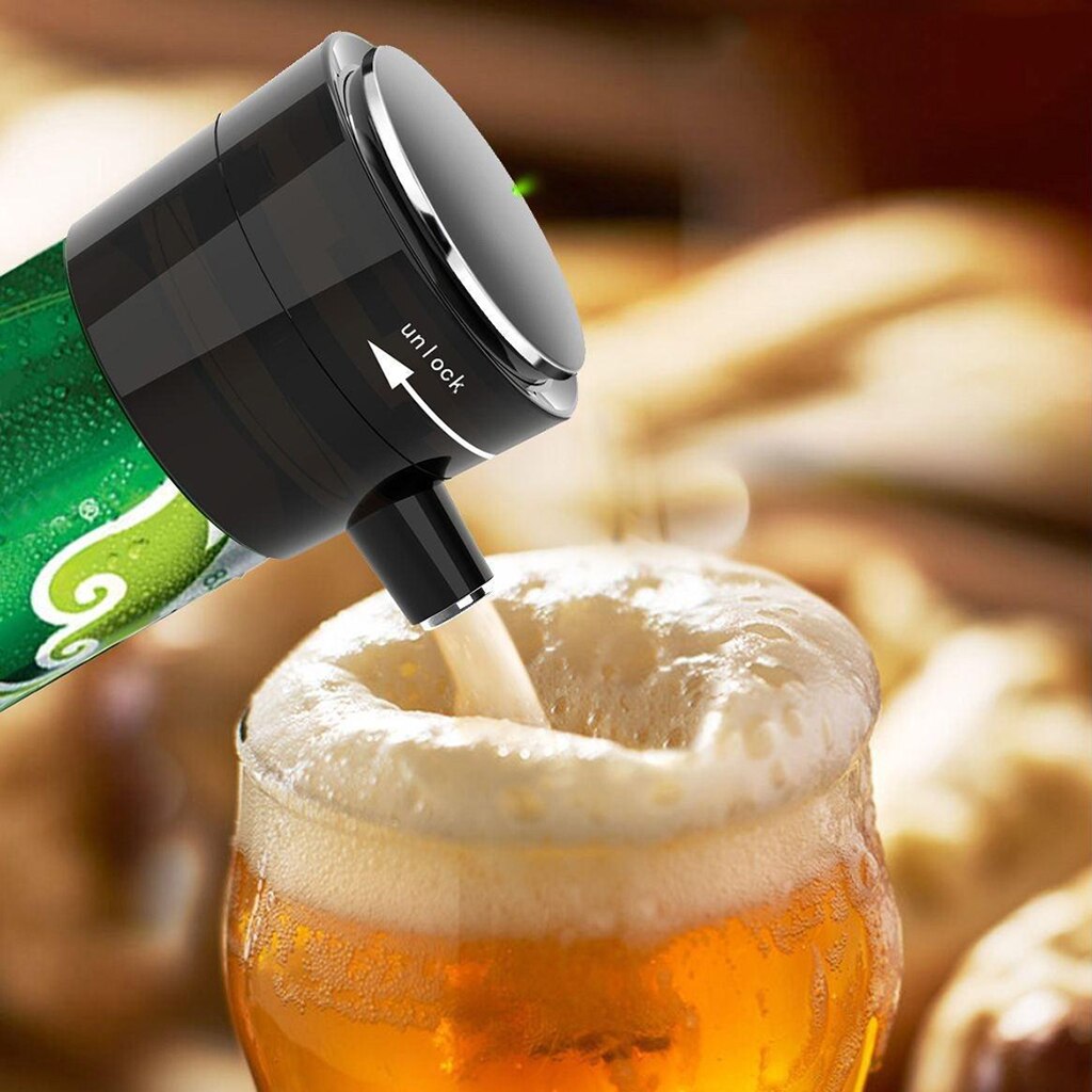 Decantador de vino automático de 3V, máquina de espuma de cerveza, sobrización rápida para viajes, Bar y casa