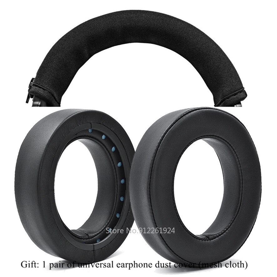 1 pieza de diadema para auriculares CORSAIR HS50 HS60 HS70, almohadillas para la cabeza, almohadillas para cojín: 1 set thick black