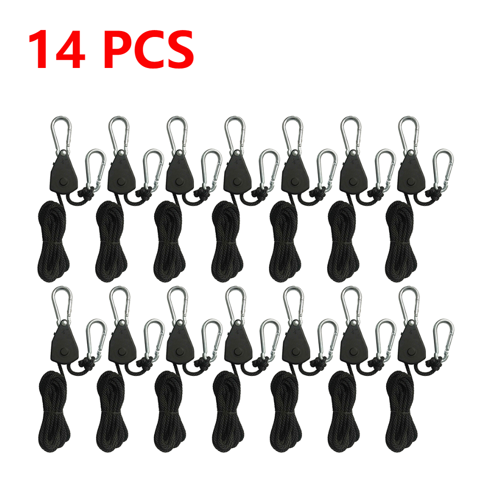 20-2PCS Hanger Pulley Ratchets Kayak Rope Rope Pulley 1/8 Lift Pulley Lock Tie Down Strap 1.6M Sky Curtain Tent for Camping: Pink