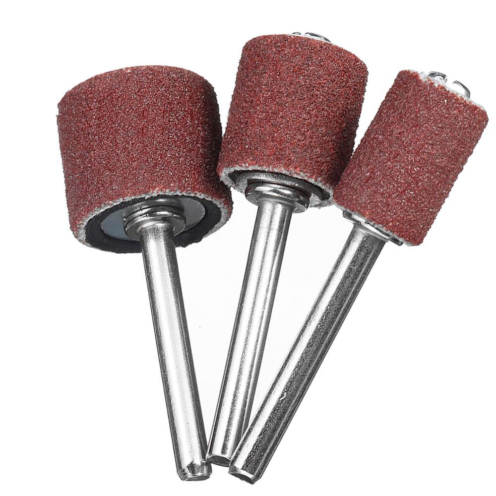 102 kpl / set 120 grit hionta rumpu kiillotus hiekkapaperi ympyrä kit 1/2 3/8 1/4 tuuman hionta karat sopivat dremel pyörivä työkaluja
