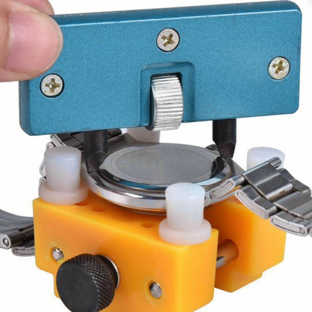Twee Klauw Tafel Sleutel Horloge Achterklep Open Tool Verstelbare Rechthoekige Remover Wrench Horloge Reparatie Kit Tool