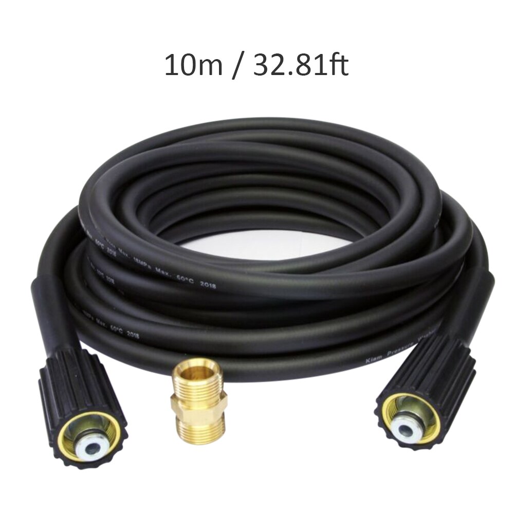 10m Extension Hose K Series High Pressure Washer Hose M22 Connector Female to Male