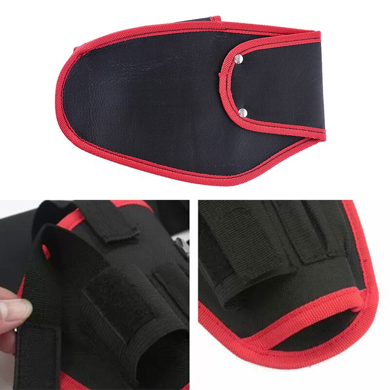 Portable Heavy Duty Drill Driver Holster Cordless Electrician Tool Bag Bit Holder Belt Pouch Waist Cordless Drill Storage Pocket