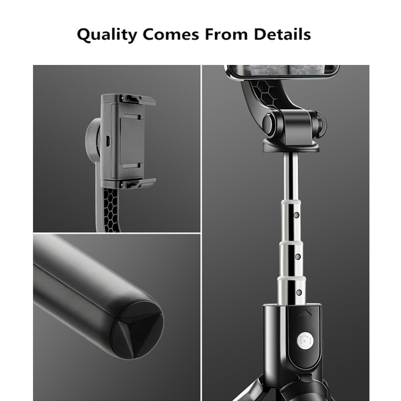 Smartphone Selfie Stick Handheld Stabilizer Gimbal Gezichtsherkenning 360 Graden Antishake Draagbare Voor Iphone/Samsung/Xiaomi Vlog