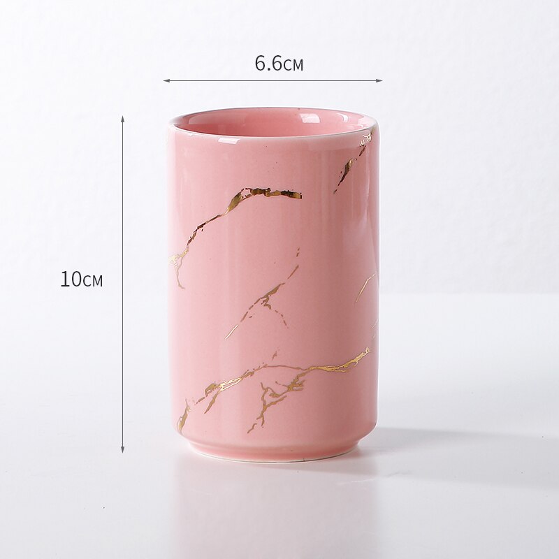 Toothbrush cup Couple gargle cup Wedding decorations Ceramic bathroom accessories Valentine's Day Family Hotel Supplies: C