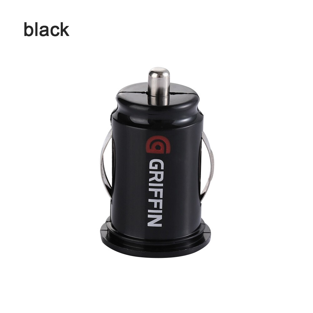 1 Pc Plastic Mini Auto Vrachtwagen Dual 2 Port Usb Sigarettenaansteker Adapter Pocket Mobiele Auto Universele Telefoon Wisselaar Tool: black