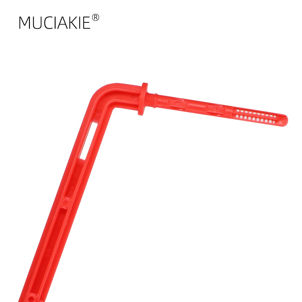 Gotejadores MUCIAKIE 50-1000PCS 1/8 ''Vermelho