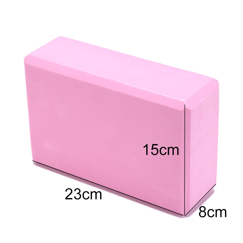 EVA mousse Yoga bloc brique Pilates sport exercice gymnastique entraînement étirement aide corps mise en forme santé formation 1 pièces