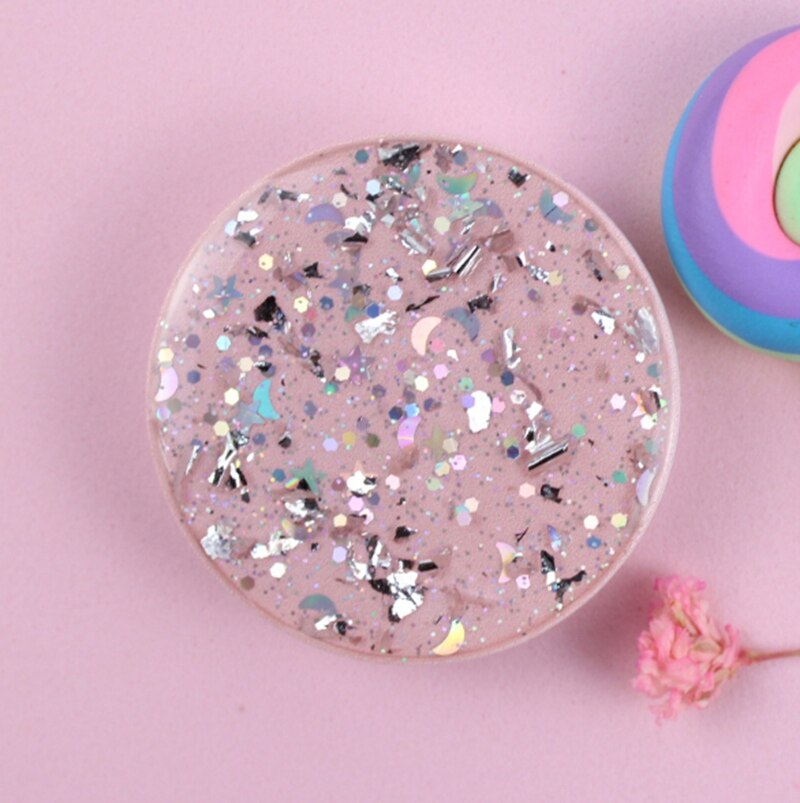 Zeshoekige gladde epoxy multifunctionele telefoonhouder met gripbevestiging, airbagbeugel voor mobiele telefoon en kleine tafel.: 11