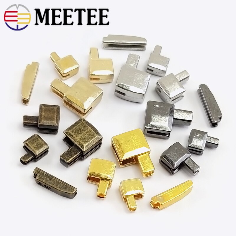 100pcs 3# 5# 8# 10# Nylon Resin Metal Zipper Stopper Open-end Zipper Slider Socket Repair Insert Box Pin Retainer Replacement