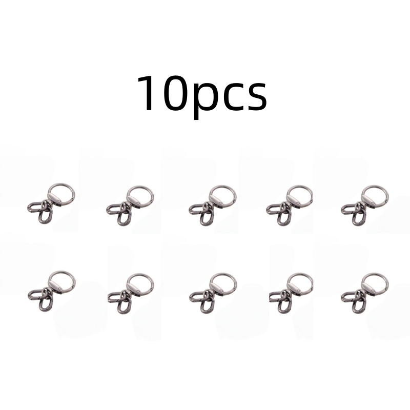 Ensemble de porte-clés robuste: Clips multifonctionnels à anneau en D et mécanisme de verrouillage sécurisé pour système de gestion des clés de bureau: Bleu