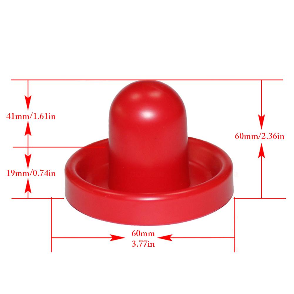 Air hockey utrustning bord ersättning puckar och pusher set air hockey plast tillbehör för mallet målvakter luft