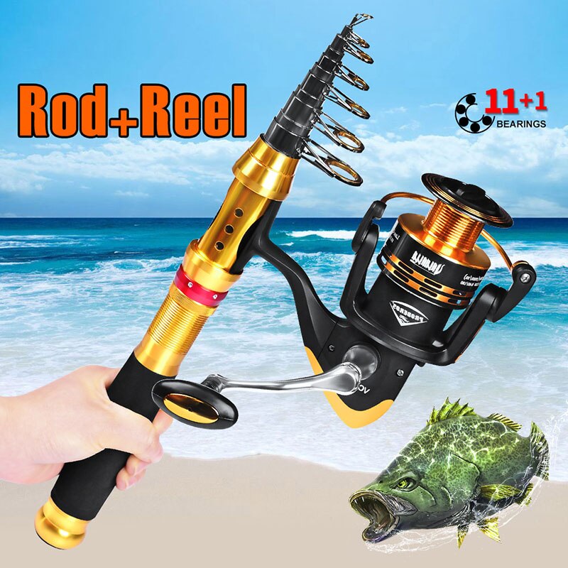 1.5-2.7M Fishing Rod And Reel Fishing Accessories Fishing Rod Fly Rod Combo Fishing Rod And Reel Combo SetCasting Combo Set