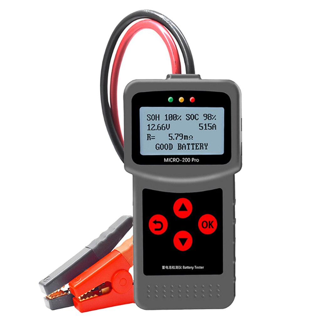 12v automaattinen auton akun testauslaite 12v 40-2000 cca 220ah akun kuormitustesteri autojen digitaalinen akkuanalysaattorin diagnostiikkatyökalu