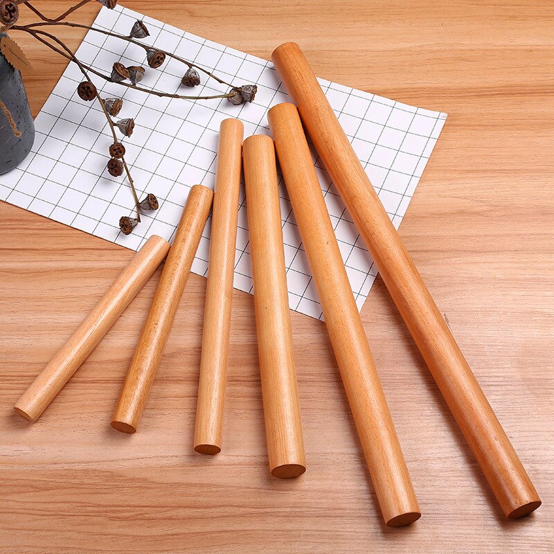 5 Size Keuken Houten Deegroller Fondant Cake Decoratie Deeg Roller Bakken Keuken Koken Gereedschap Accessoires 16/30/40 Cm