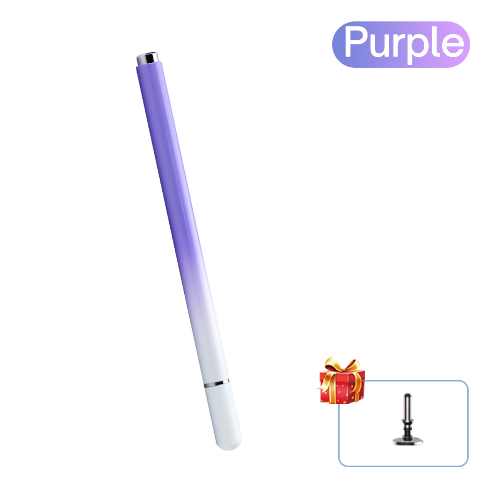 Universele Smartphone Pen Touch Stylus Tablet Tekening Voor Android Ios Ipad Iphone Lenovo Xiaomi Samsung Huawei Smart Potlood: Purple