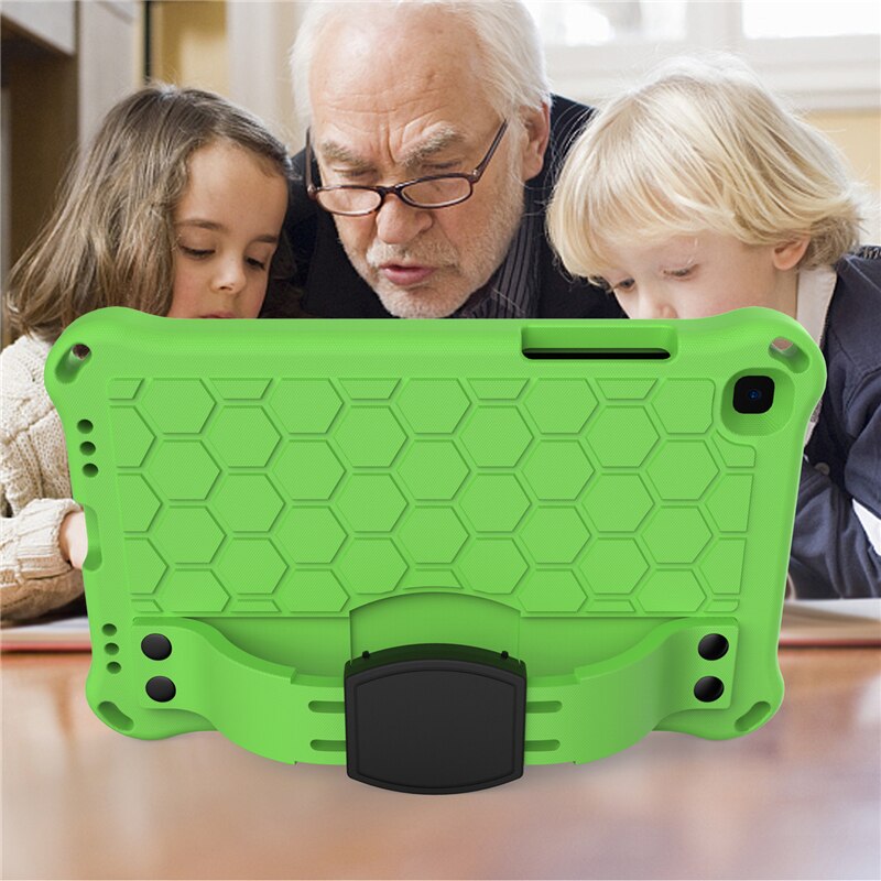 Tablet Case for Samsung Tab A 8.0 - EVA Shockproof Kids Stand Cover with Strap
